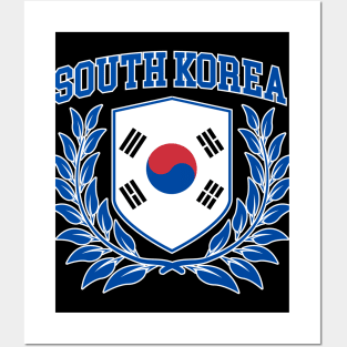 South Korea - Collegiate Crest Posters and Art